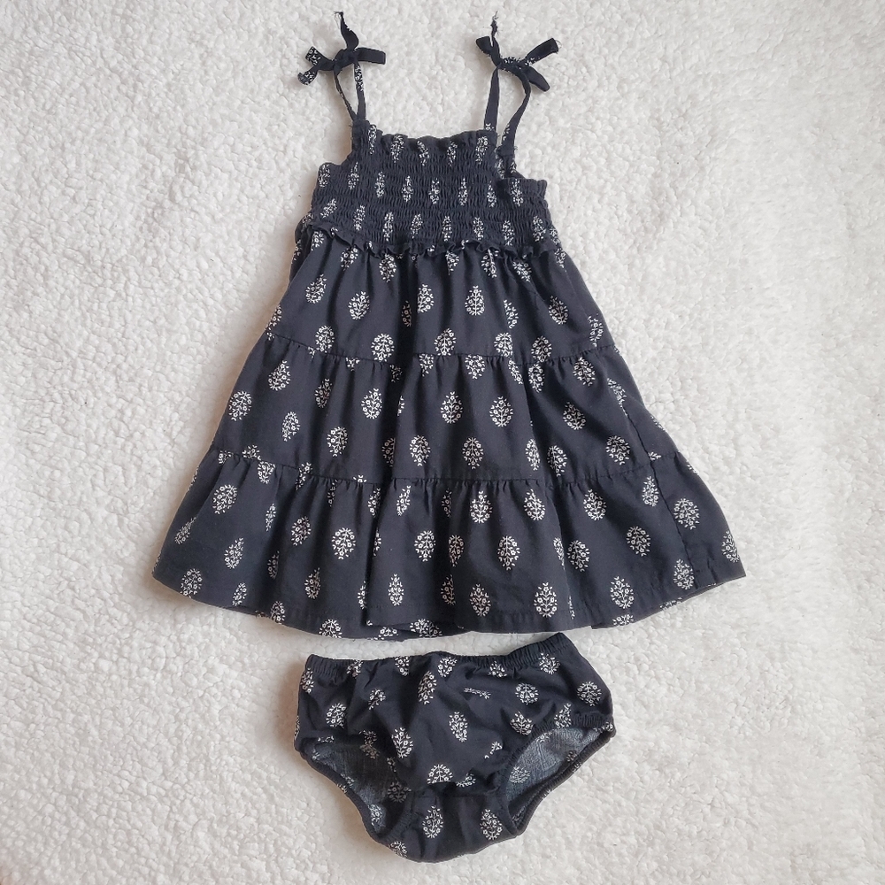Carters 9m black sundress